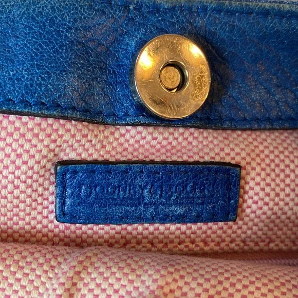 Dooney & Bourke Blue Leather Hobo Bag - Picture 8 of 12